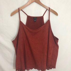 Rue 21 suede tank top
